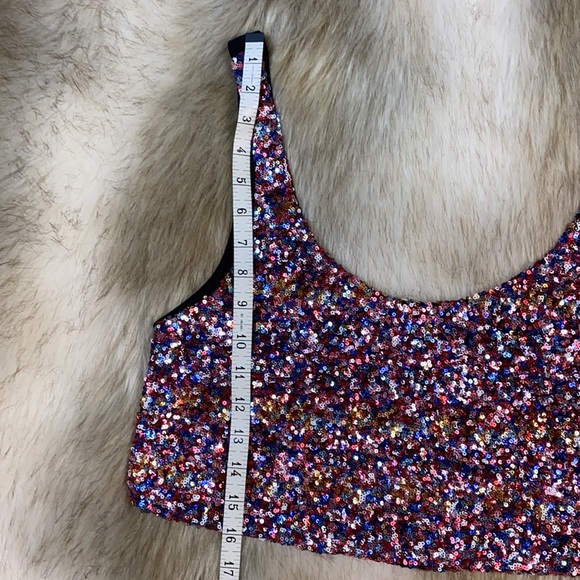 Ladakh Cropped Sequin Sheer Top - Picture 8 of 11